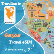 Load image into Gallery viewer, North America eSIM Travel Data Roaming eSIM Adventure 4G/5G