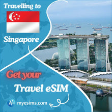 Load image into Gallery viewer, Singapore eSIM Travel Data Roaming eSIM Connectivity 5G
