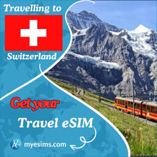 Load image into Gallery viewer, Switzerland eSIM Travel Data Roaming eSIM Internet Connection 5G
